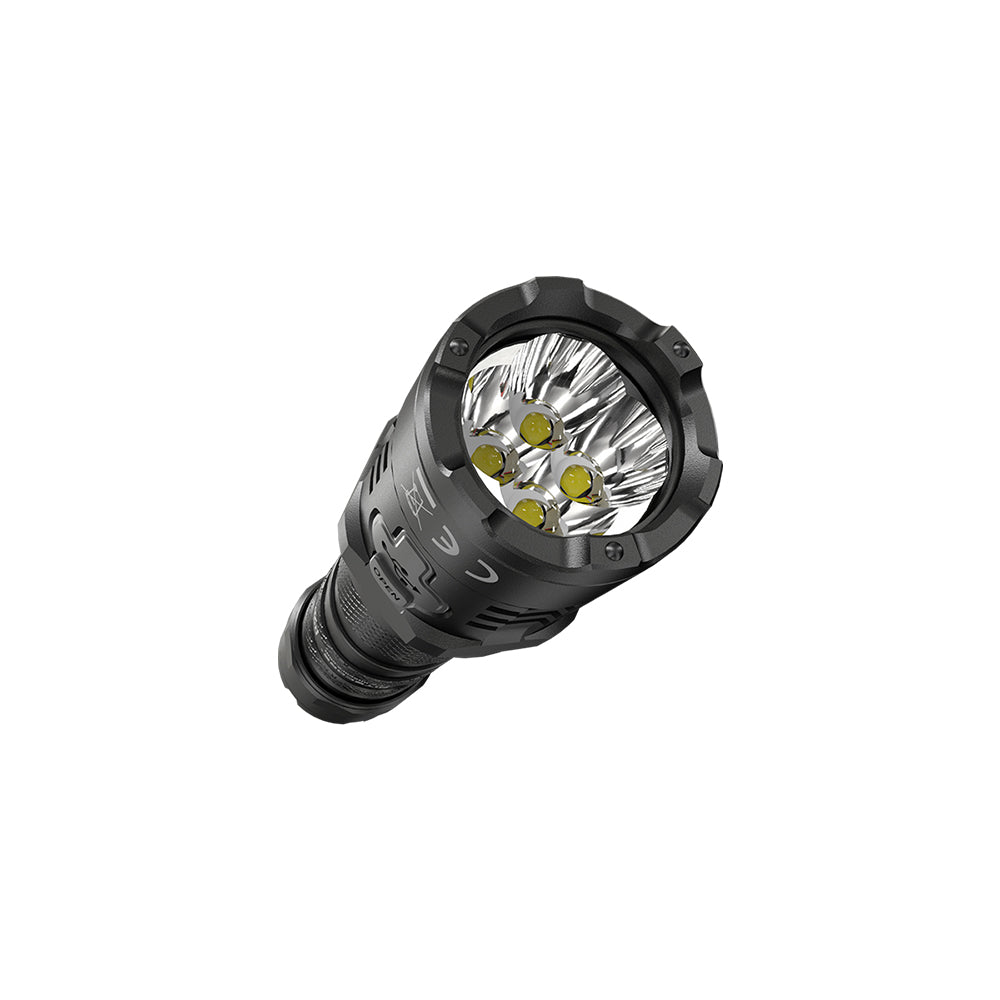 NITECORE RECHARGEABLE TACTICAL LED FLASHLIGHT 4000 LUM WITH CERAMIC-TIPPED STRIKE BEZEL